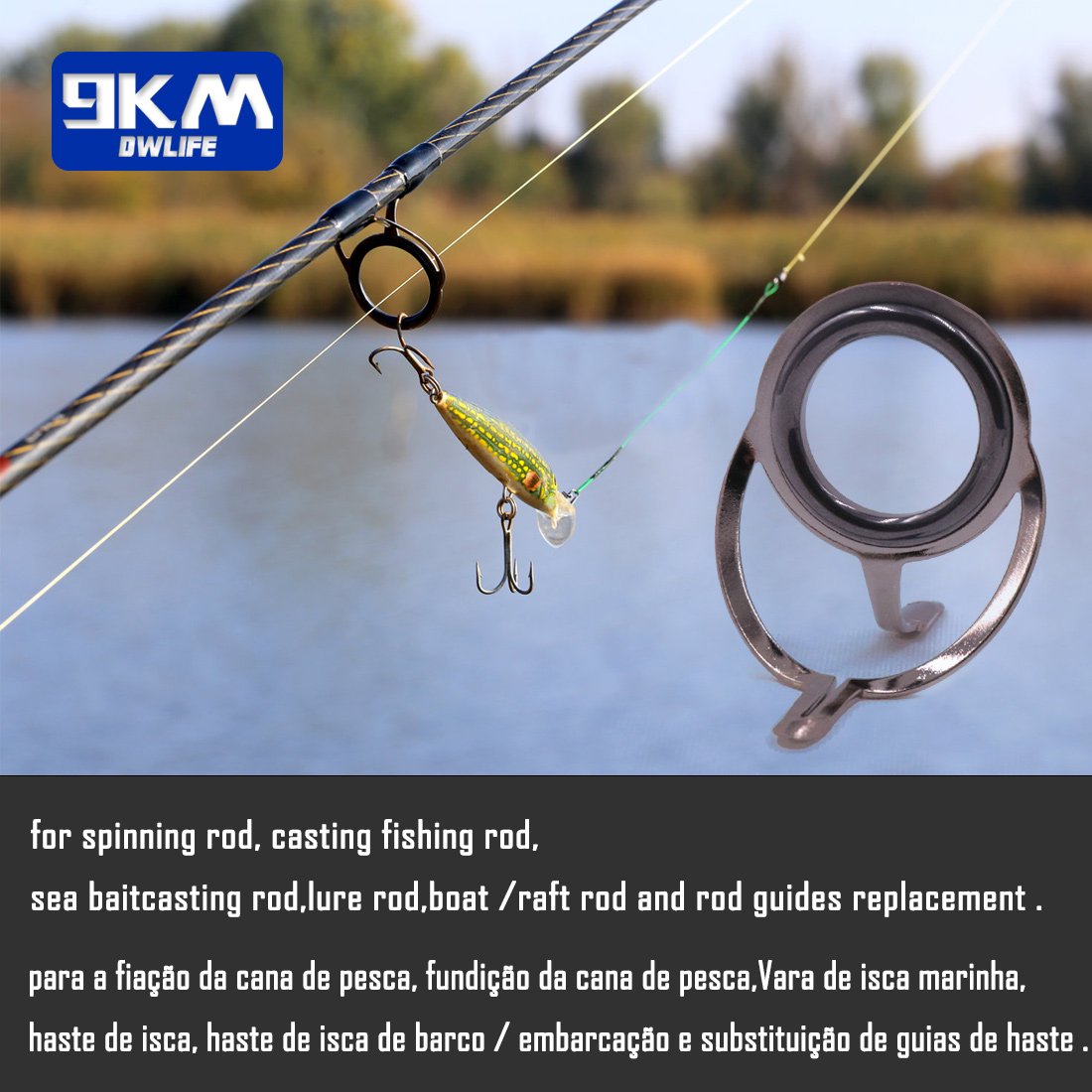Fishing Rod Guide 9~200Pcs Sta - Fishing Rod Telescopic 评论和价格