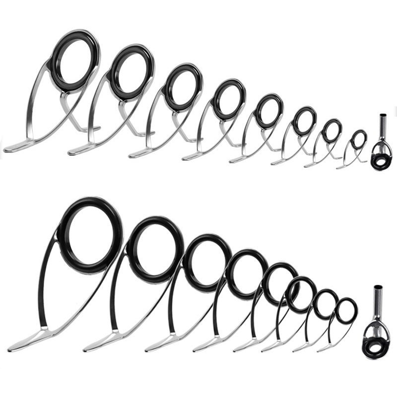 9Pcs Fishing Rod Guides Ring R - Fishing Rod Casting 评论和价格